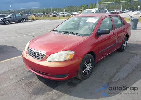 2007 Toyota Corolla Ce from USA, damaged, VIN 2T1BR32E37C854831